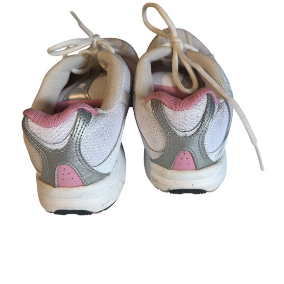 New Balance pink and white mesh cross training sneakers size 9.5 - Picture 3 of 6